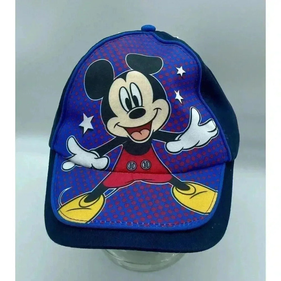 Disney Kids Mickey Mouse Snap Back Hat Baseball Cap Adjustable‎ Youth Child - Picture 1 of 6